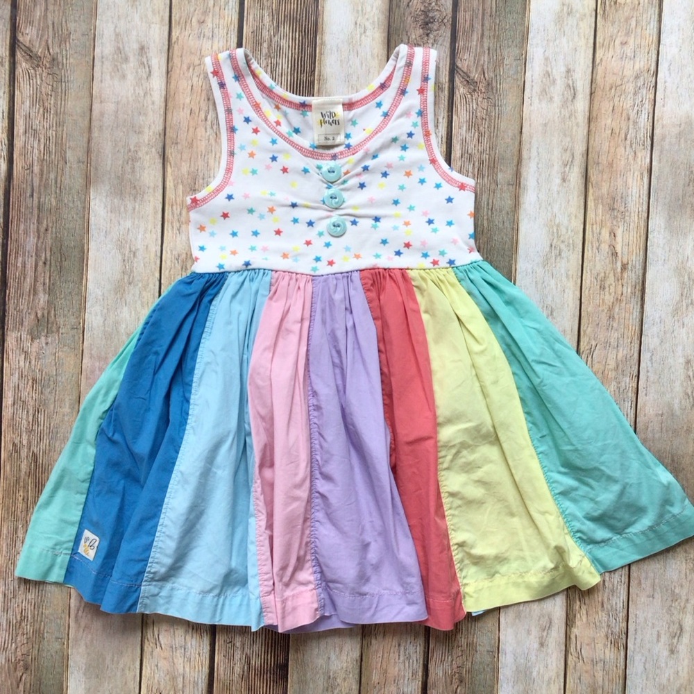 Wild Flowers Carousel of Color Rainbow Star Dress